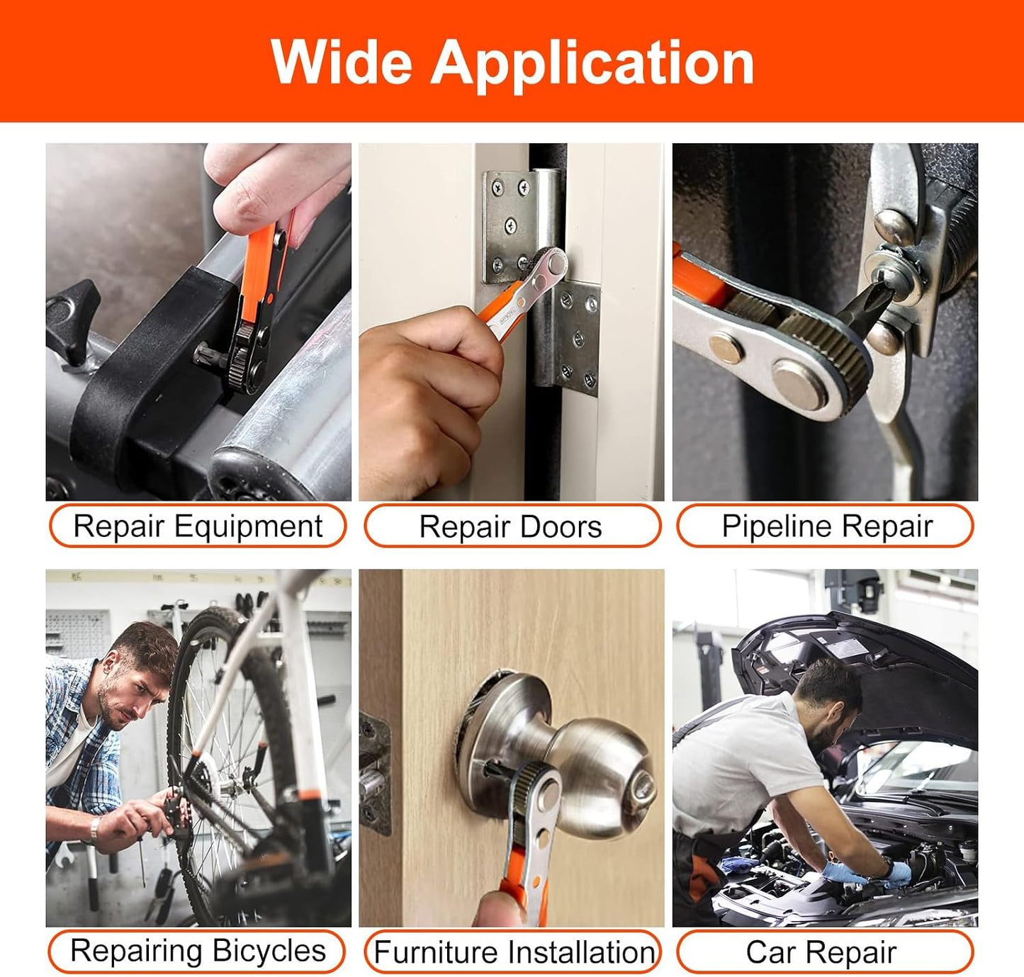 Mini Ratchet Wrench Screwdriver Set with all Bits