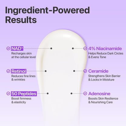 NAD+ Retinol Volumetox Eye Cream | كريم العين NAD+ الريتينول فوليومتوكس