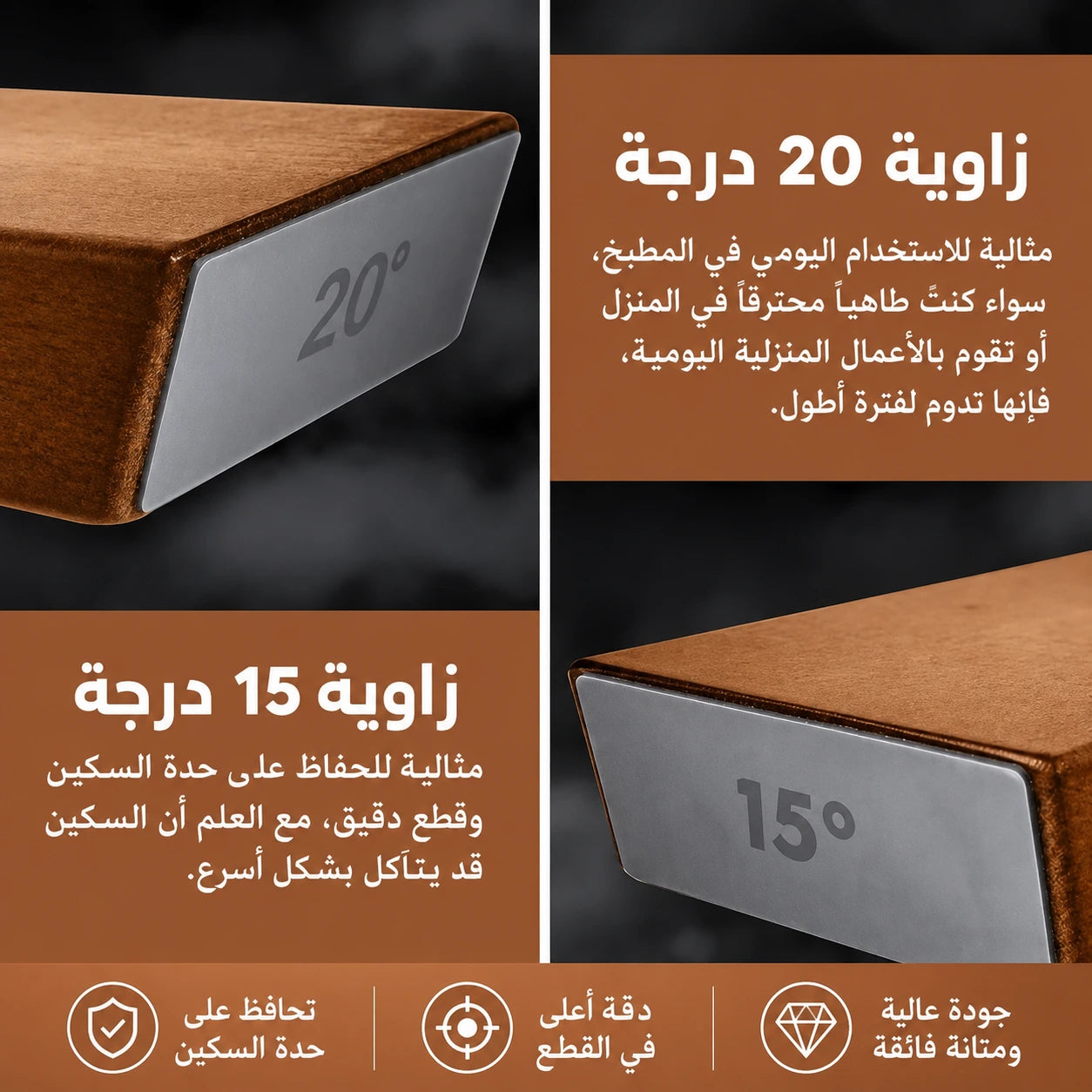 Rolling Knife Sharpener مُسن سكاكين دوّار