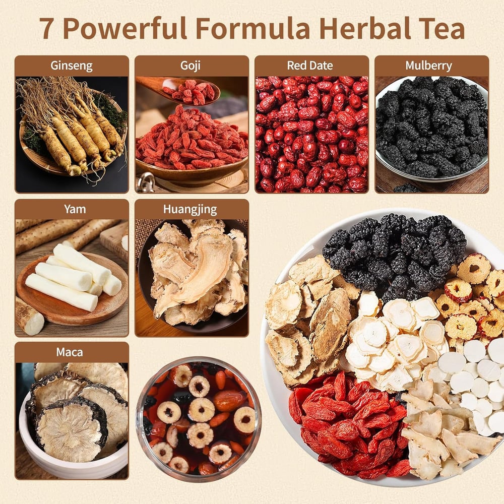 Ginseng  Natural Herbal Tea (30 Tea Bags)